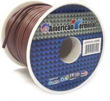 Load image into Gallery viewer, American Terminal ATPW16-100BR 16GA 100' Brown Primary Remote Power Ground Wire