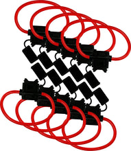 Charger l&#39;image dans la galerie, 10 Pack American Terminal ATFH16G 16 Gauge Heavy Duty In-Line Fuse Holder