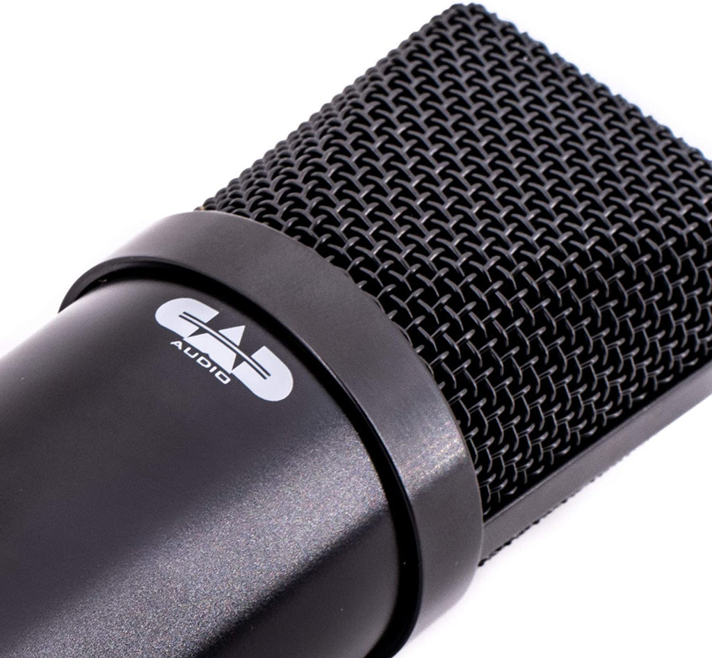 CAD Audio GXL1800 Large Format Side Address Condenser Microphone- Perfect for Studio, Podcasting & Streaming, Black