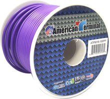 Load image into Gallery viewer, American Terminal ATPW16-100PP 16GA 100' Purple Primary Remote Power Ground Wire