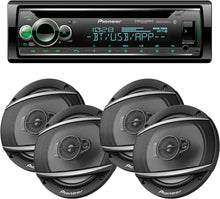 Charger l&#39;image dans la galerie, Pioneer DEH-S6220BS 1-DIN In-Dash CD/DM Bluetooth &amp; 2 TS-A652F 6-1/2&quot; Speakers