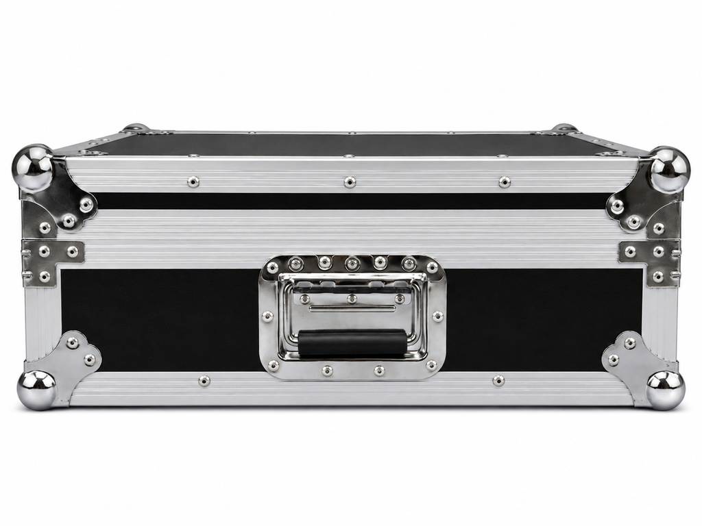 MR DJ CASE500 Universal Flight Chest Style DJ Coffin Case Removable Cover Foam Interior Lockable Butterfly Latches