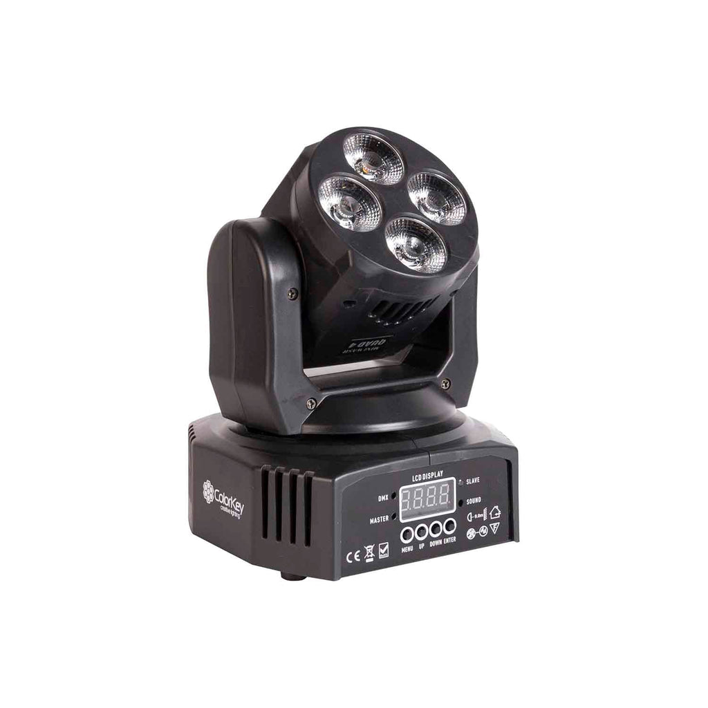 ColorKey CKU-5037 Mover Miniwash QUAD 4 MKII Moving Head Wash Light