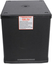 Charger l&#39;image dans la galerie, 2 Cerwin Vega CVE-18S 18&quot; 1000 Watts Powered Subwoofer