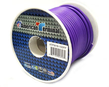 Load image into Gallery viewer, American Terminal ATPW16-100PP 16GA 100' Purple Primary Remote Power Ground Wire
