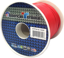 Load image into Gallery viewer, American Terminal ATPW16-100R 16GA 100' Red Primary Remote Power Ground Wire