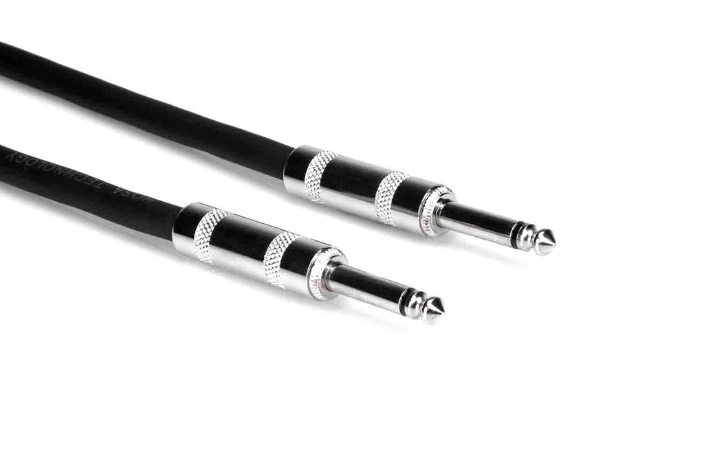 Hosa SKJ-603 Speaker Cable, 1/4 in TS to Same - 3 Feet