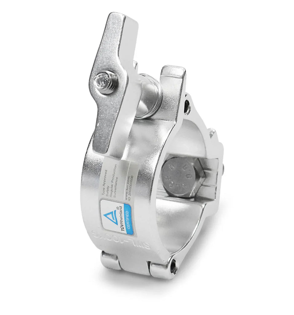 Galaxy Stage GS-C113PS Mini Light Duty Clamp Silver Lightweight Truss Mount Clamp for Lighting Fixtures