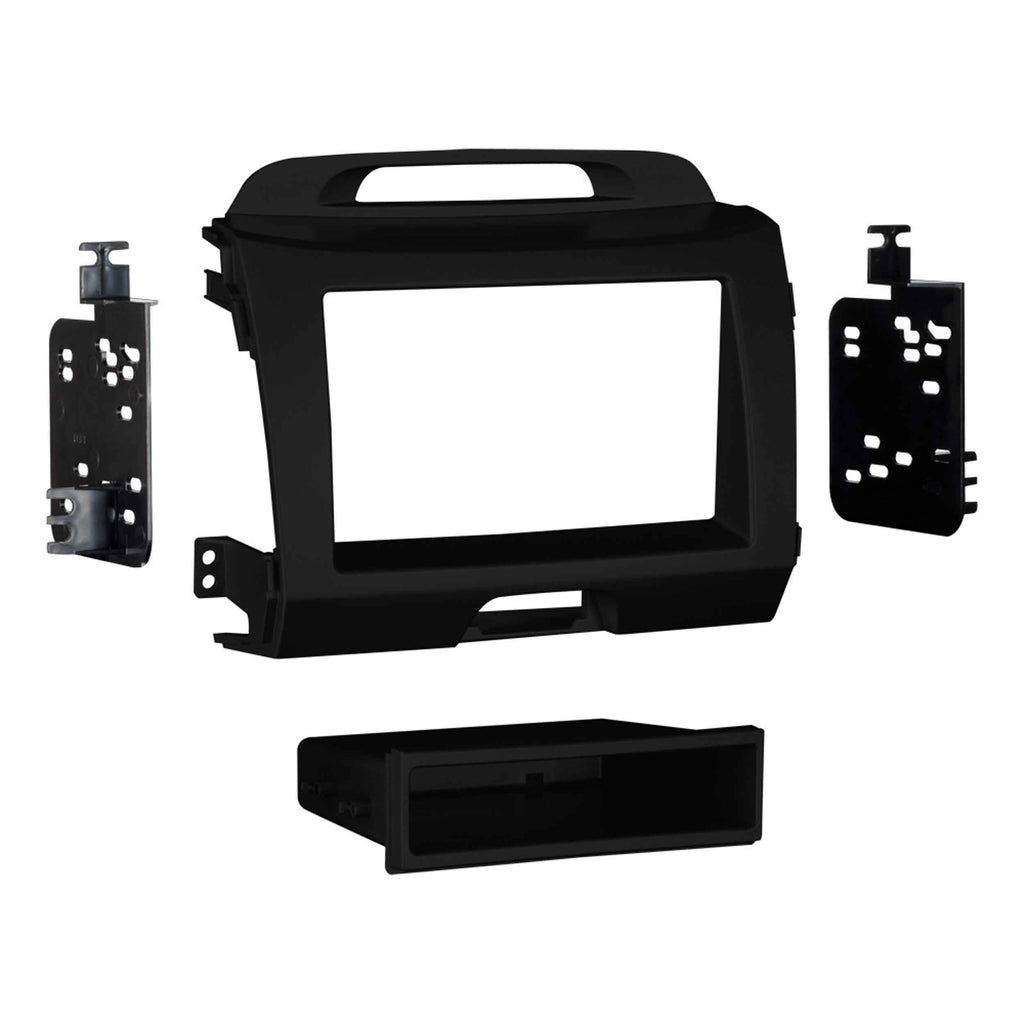Metra 99-7344CH Single-DIN Car Stereo Dash Kit - Compatible Fits for Kia Sportage 2011-2016