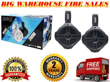 Load image into Gallery viewer, 2 Absolute MPS65B Marine RV 6.5&quot; 200W RMS Wake Tower POD Enclosure Speaker