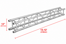 Load image into Gallery viewer, MR DJ USA DTSQ1312 13.12 ft (4 Meter) 12" Square Aluminum Box Truss Segment