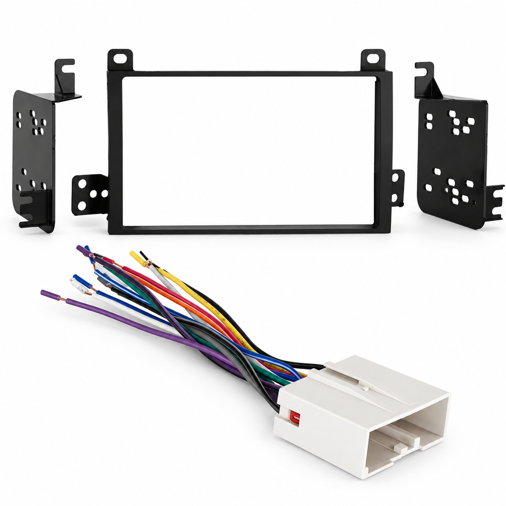 Metra 95-5810 Double DIN Dash Kit + Wiring Harness Fits Lincoln Town Car 2003-2011