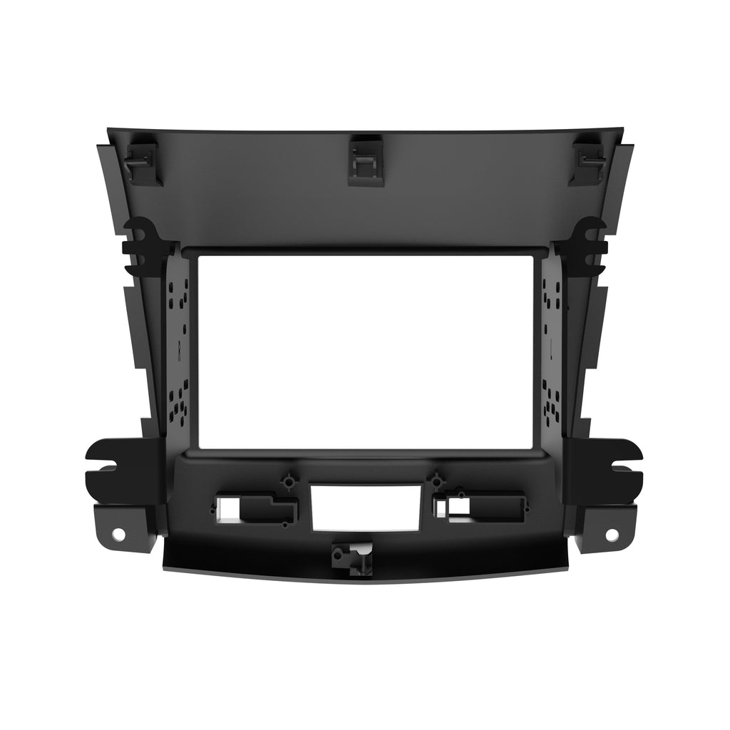 Metra 95-7023B Double-DIN Dash Installation Kit designed for 2007–2013 Mitsubishi Outlander vehicles,