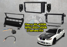 Charger l&#39;image dans la galerie, Metra 95-9310B BMW M3 2001-2006 with 5-Switch Panel Vehicle Double DIN Dash Installation Kit with Metra 70-8590 Wiring Harness and Metra 40-VW10 Antenna Adapter