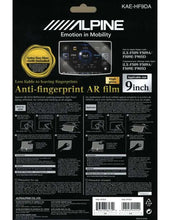 Load image into Gallery viewer, Alpine KAE-HF9DA Anti-reflective Screen Protector for iLX-F509 Bundle