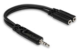 Hosa YMM-232, Y Cable 3.5 mm TRS to Dual 3.5 mm TRSF