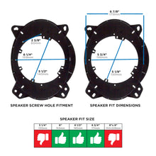 Charger l'image dans la galerie, Metra 82-8147 Speaker Adapter Plates Compatible Fits Select Lexus/Toyota 2002-Up