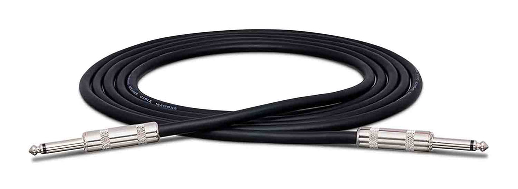 Hosa SKJ-625, AWG 1/4" TS to 1/4" TS Speaker Cable - 25 Feet