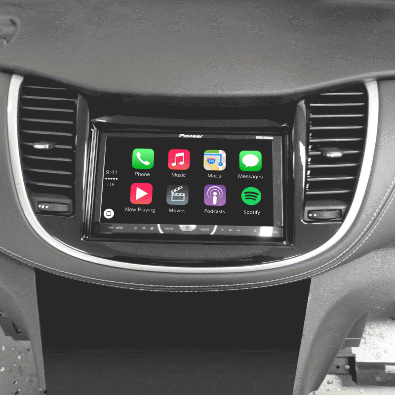 Metra 99-3023HG Single-DIN Dash Kit & Antenna Adapter Fit 2017-2020 Chevrolet Trax