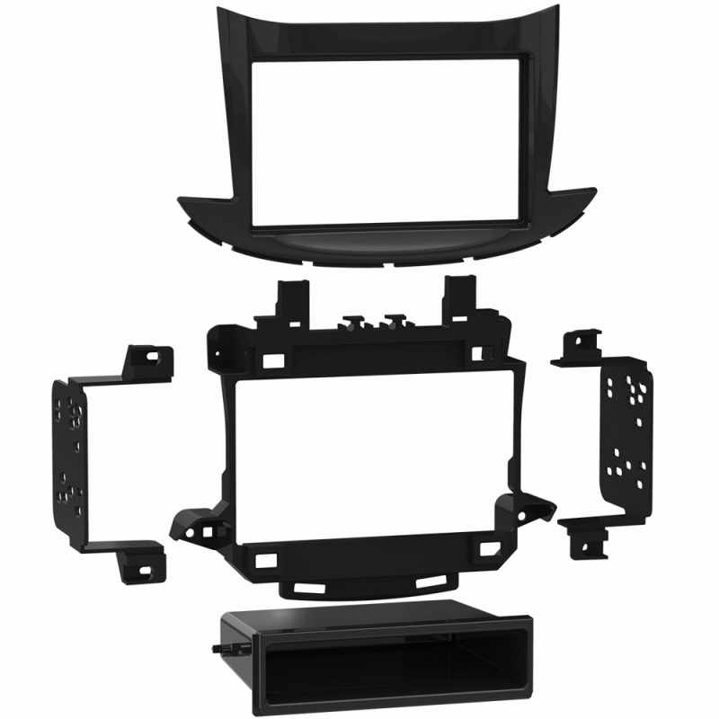 Metra 99-3023HG Single-DIN Dash Kit & Antenna Adapter Fit 2017-2020 Chevrolet Trax