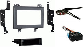 Metra 99-3045G GM Small Truck 1994-97 DIN and Double DIN Gray Kit Radio Bundle