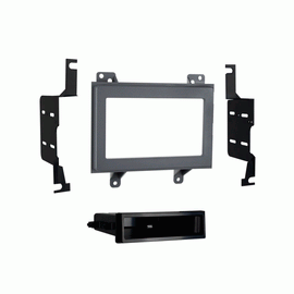 Metra 99-3045G GM Small Truck 1994-97 DIN and Double DIN Gray Kit Radio Bundle