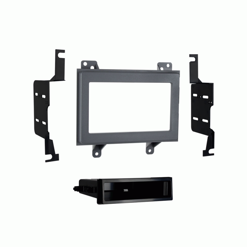 Absolute AK99-3045G Fits Chevy S 10 Pickup 1994-1997 Double DIN Harness Antenna Gray Dash Kit Package