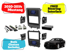 Charger l&#39;image dans la galerie, Metra 99-5839CH Charcoal Single/Double DIN Dash Kit for 2010-2014 Ford Mustang