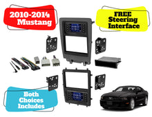 Charger l&#39;image dans la galerie, 2010-2014 FORD MUSTANG DOUBLE DIN CAR RADIO STEREO DASH KIT TOUCHSCREEN CLIMATE