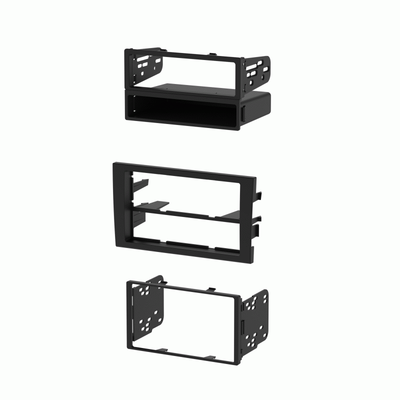 Fit 02-08 Audi A4 Single/Double DIN Install Kit