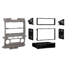Load image into Gallery viewer, Metra 99-7428G Double-DIN Car Stereo Gray Dash Kit - Compatible Fits for Front/Xter 2009-2012 with Tech Option