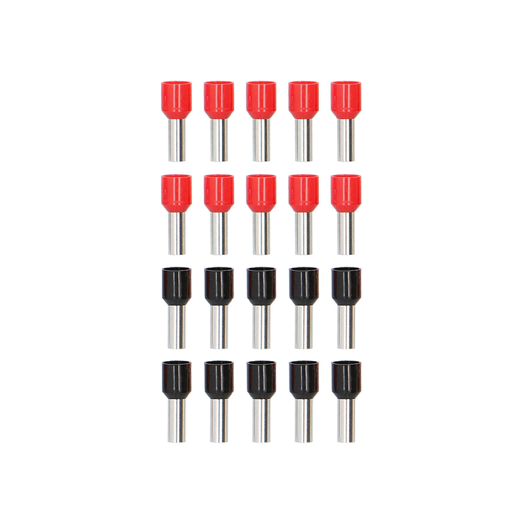 Tsunami TSX-10GA-FERR 20-Piece Red and Black 10GA Ferrules - Refill Pack