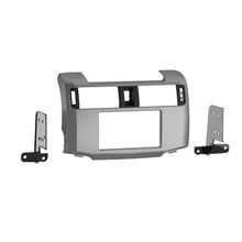 Load image into Gallery viewer, Metra 99-8271S Single/Double-DIN Car Stereo Silver Dash Kit - Compatible Fits for Toyota 4 Runner 2010-Up
