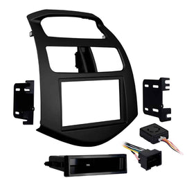 Metra 99-3309B DIN Stereo Installation Dash Kit - Compatible Fits for Chevrolet Spark 2013-2015