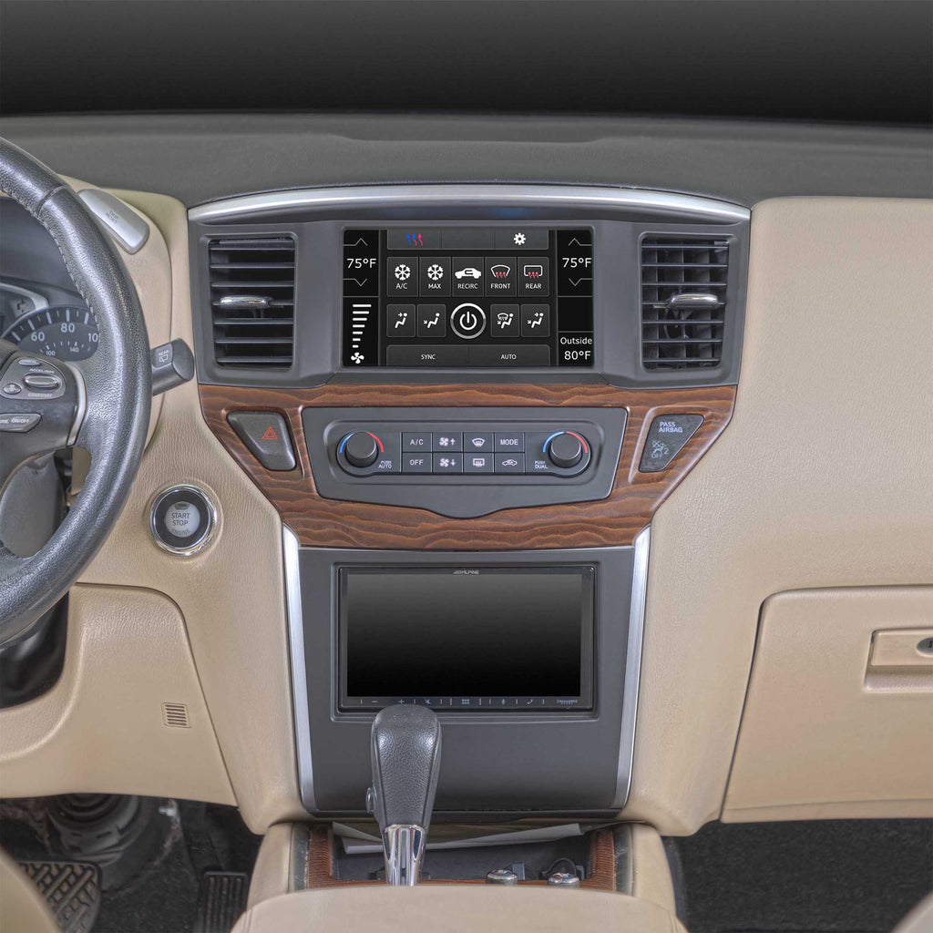 Metra 95-7643 Stereo Installation DIN Dash Kit - Compatible Fits for Nissan Pathfinder 2013-2020