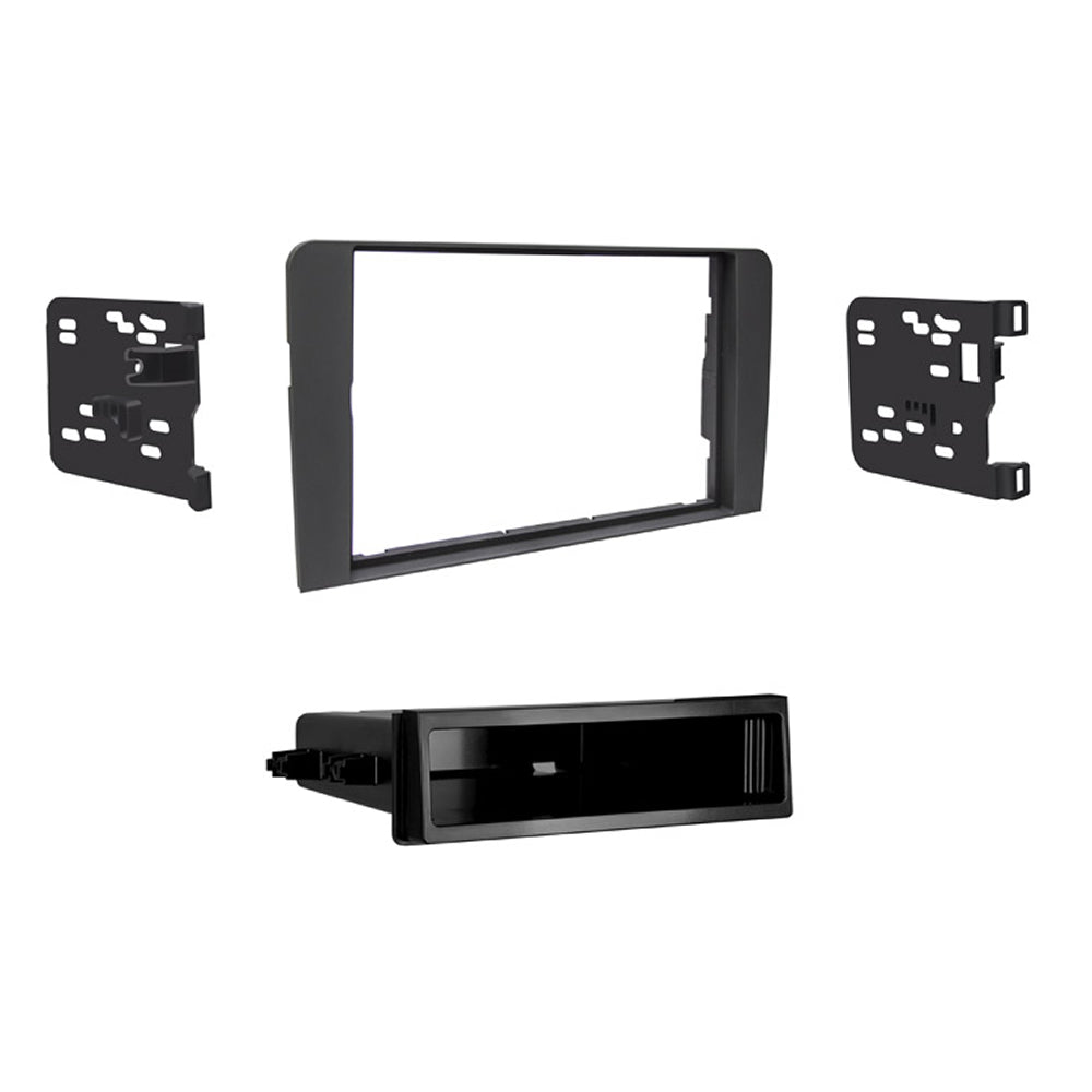 Metra 99-9109B Single/Double-DIN Car Stereo Dash Kit - Compatible Fits for Audi A3 2006-2013