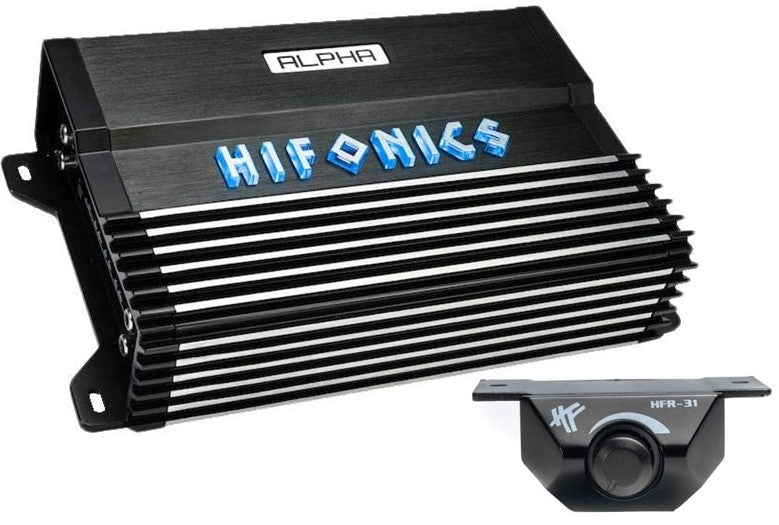 Hifonics A1200.1D 1200W Class-D Monoblock Car Amplifier & 4 Gauge AMP Kit