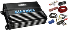 Charger l&#39;image dans la galerie, Hifonics A1200.4D 1200 Watt 4-Channel Class-D Compact Car Audio Amplifier &amp; 4G Amp Kit