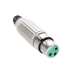 2 Switchcraft AAA3FZ AAA Series 3 Pin XLR Female Cable Mount, Silver Pins / Nickel Metal