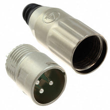Charger l'image dans la galerie, Switchcraft AAA3MZ AAA Series 3 Pin XLR Male Cable Mount, Silver Pins / Nickel Metal