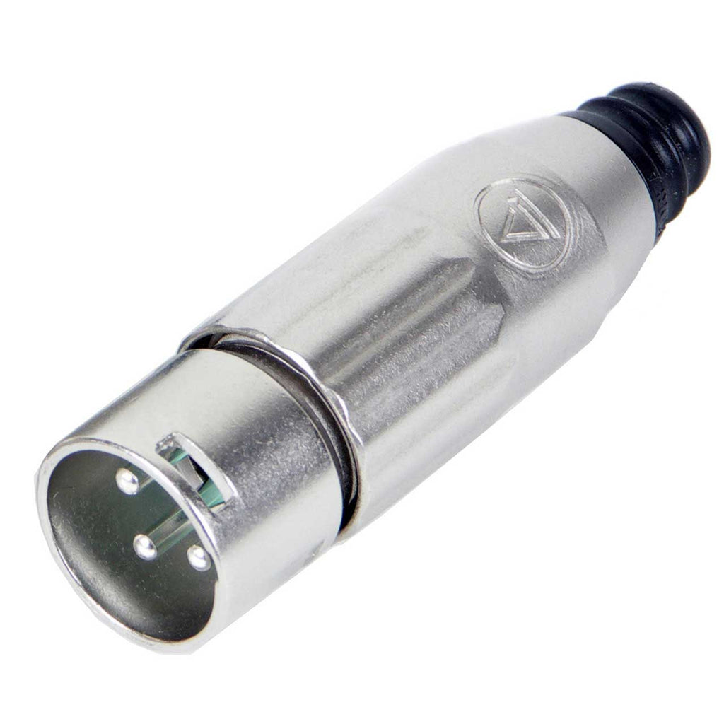 8 Switchcraft AAA3MZ AAA Series 3 Pin XLR Male Cable Mount, Silver Pins / Nickel Metal