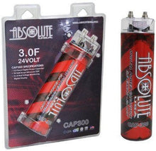 Charger l'image dans la galerie, ABSOLUTE CAP300R 3 FARAD POWER CAR CAPACITOR FOR ENERGY STORAGE TO ENHANCE BASS DEMAND FROM AUDIO SYSTEM (RED)