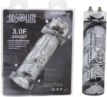 Charger l'image dans la galerie, ABSOLUTE CAP350S 3.5 FARAD POWER CAR CAPACITOR FOR ENERGY STORAGE TO ENHANCE BASS DEMAND FROM AUDIO SYSTEM (SILVER)