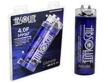 Load image into Gallery viewer, ABSOLUTE CAP400B 4 FARAD POWER CAR CAPACITOR FOR ENERGY STORAGE TO ENHANCE BASS DEMAND FROM AUDIO SYSTEM (BLUE)