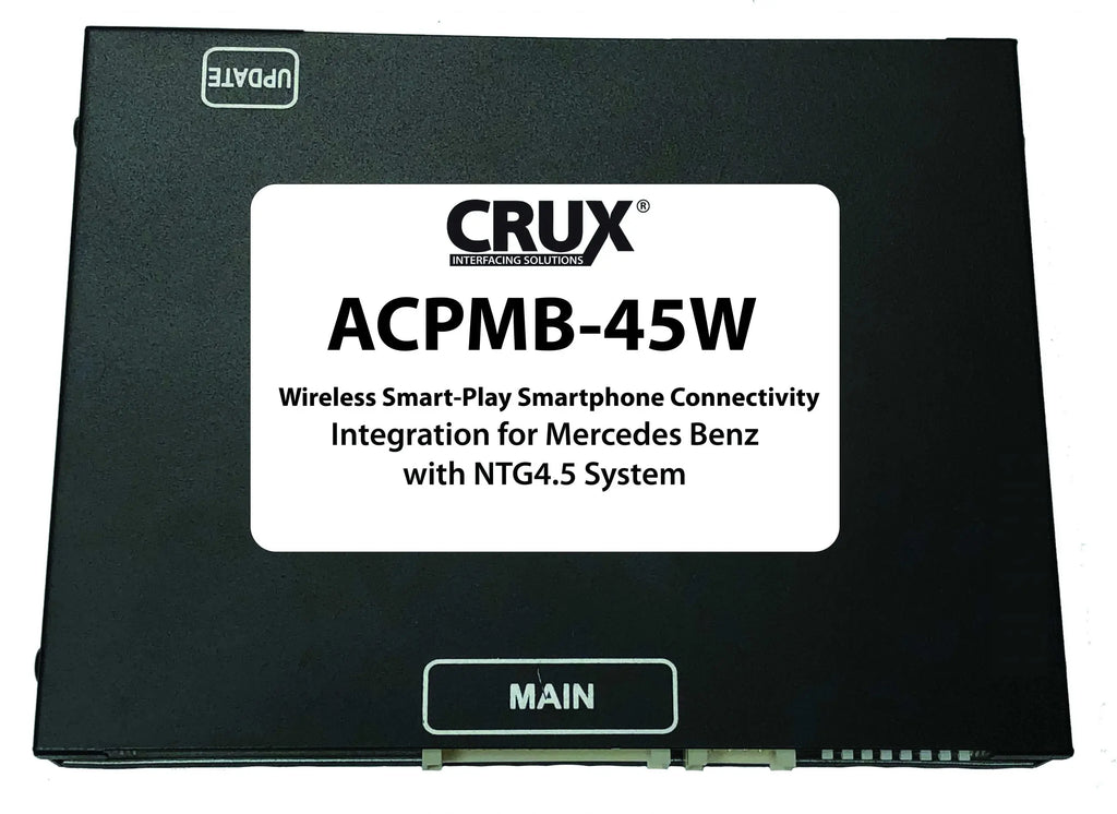 Crux ACPMB-45W Wireless Smartphone Connectivity Integration Interface for Mercedes Benz vehicles NTG 4.5 Systems