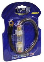 Charger l&#39;image dans la galerie, Absolute AGHPKG4BK 4 Gauge Power Cable and In-Line Fuse Kit (Black)