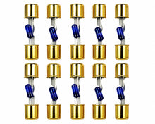 Load image into Gallery viewer, 2 Absolute AGULB-40 5-Pack 40 Amp AGU Glass Fuses with Blue LED Blown Fuse Indicator