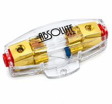 Load image into Gallery viewer, Absolute AGHLB Inline AGU Fuse Holder Blue LED Blown Fuse Indicator + 100A fuses