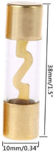 Charger l'image dans la galerie, 10 Absolute AGU150 150 Amp AGU gold plated fuses round glass fuse 10 pcs