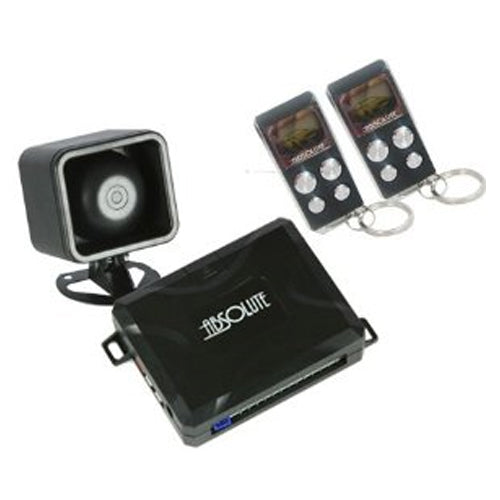 Absolute AL810 Car Alarm Keyless Entry 500' Range Two 4 Button LCD Remote control